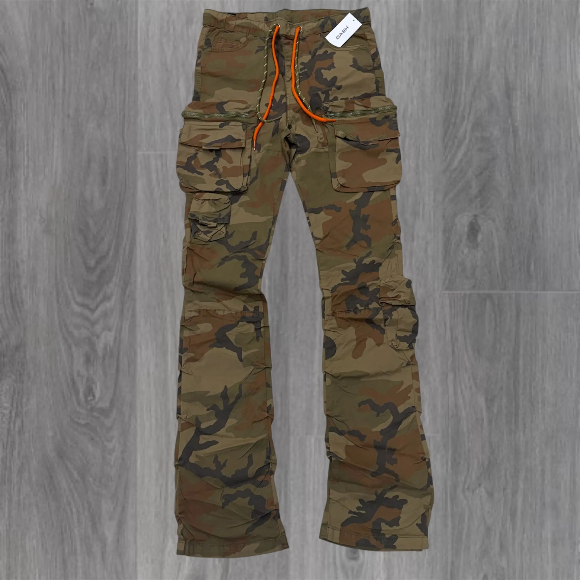 DASH - Stacked Cargo Denim - Forest Camo - 807