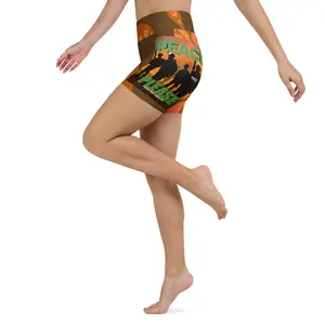Authentic PHIM™ Women’s “Peace Please” Biker Yoga Shorts – High-Waisted Mindset Activewear