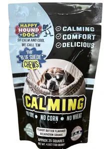 Happy Hound Dog "Blue Suede Chews" Peanut Butter Flavored Calming Treats