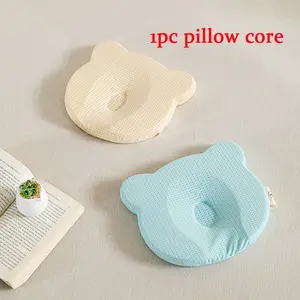 1pc Pillow Insert, Minimalist Solid-Color U-Shaped Pillow, Soft Breathable Anti-Sleeping-in-One-Side Neck Support Pillow, All-Season Sweat-Absorbing Pillow，9.06*10.24inch