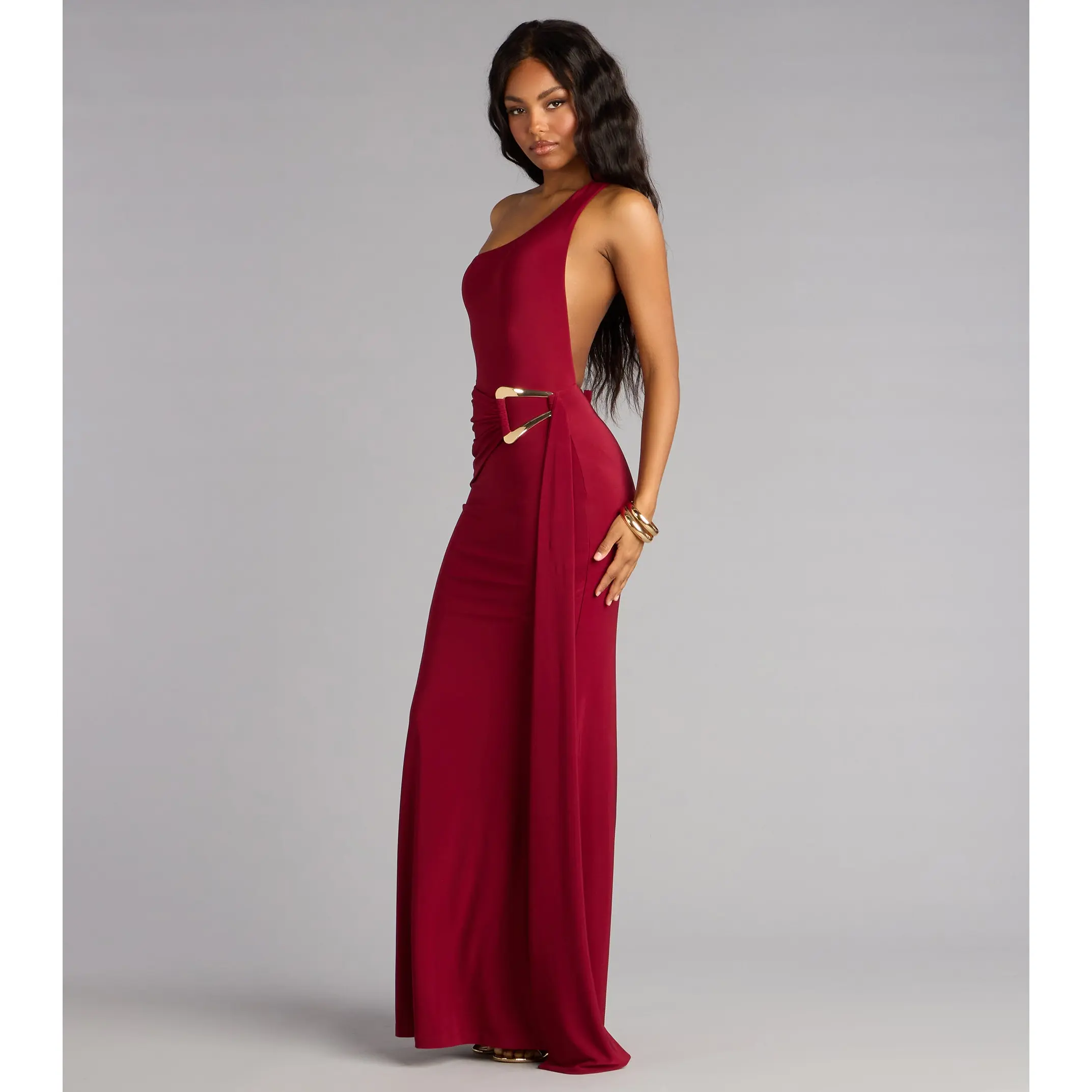 Marina One-Shoulder Mermaid Formal Dress
