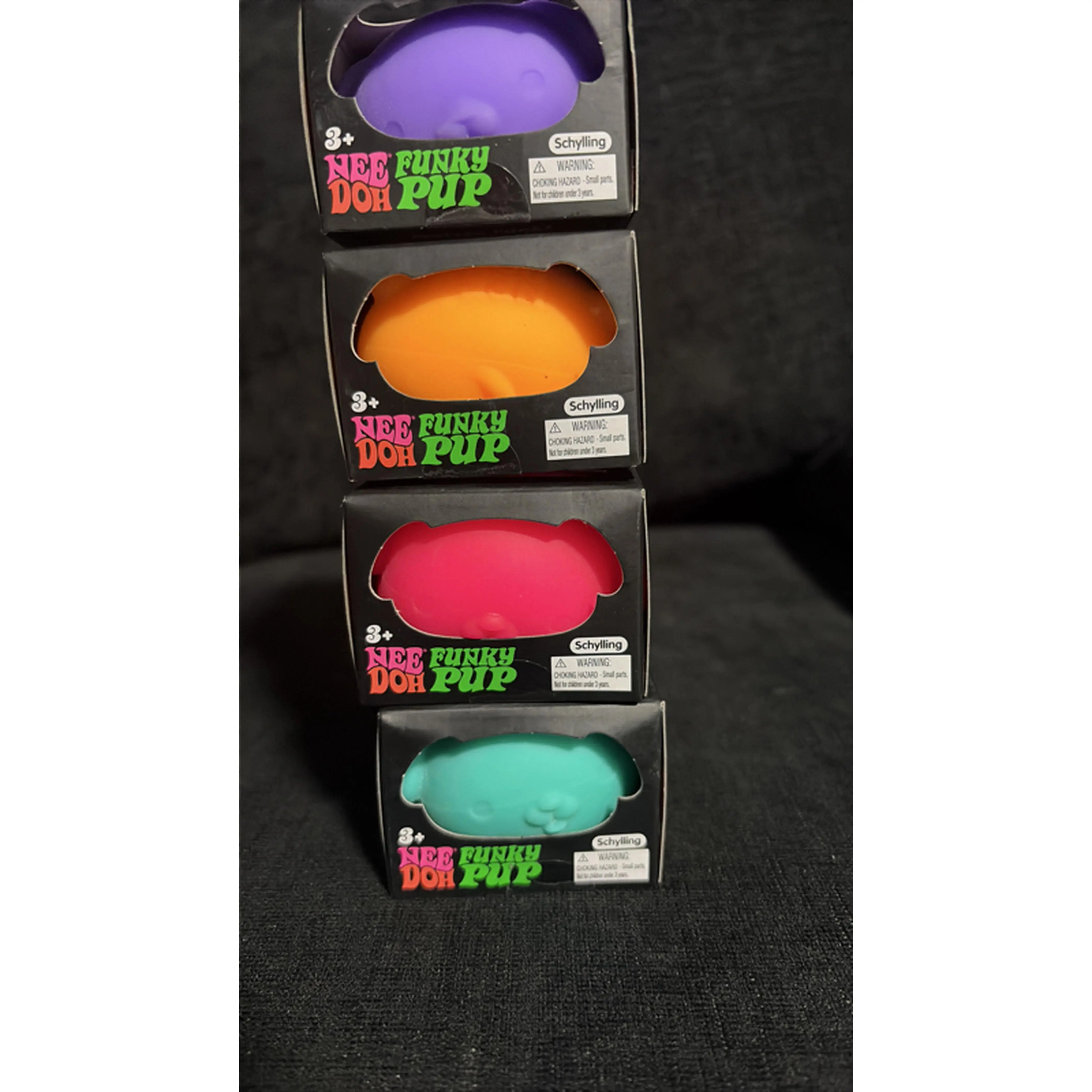 Schylling Funky Pup Squishy - Colorful and Fun Toy for Kids, Perfect for Playtime and Entertainment