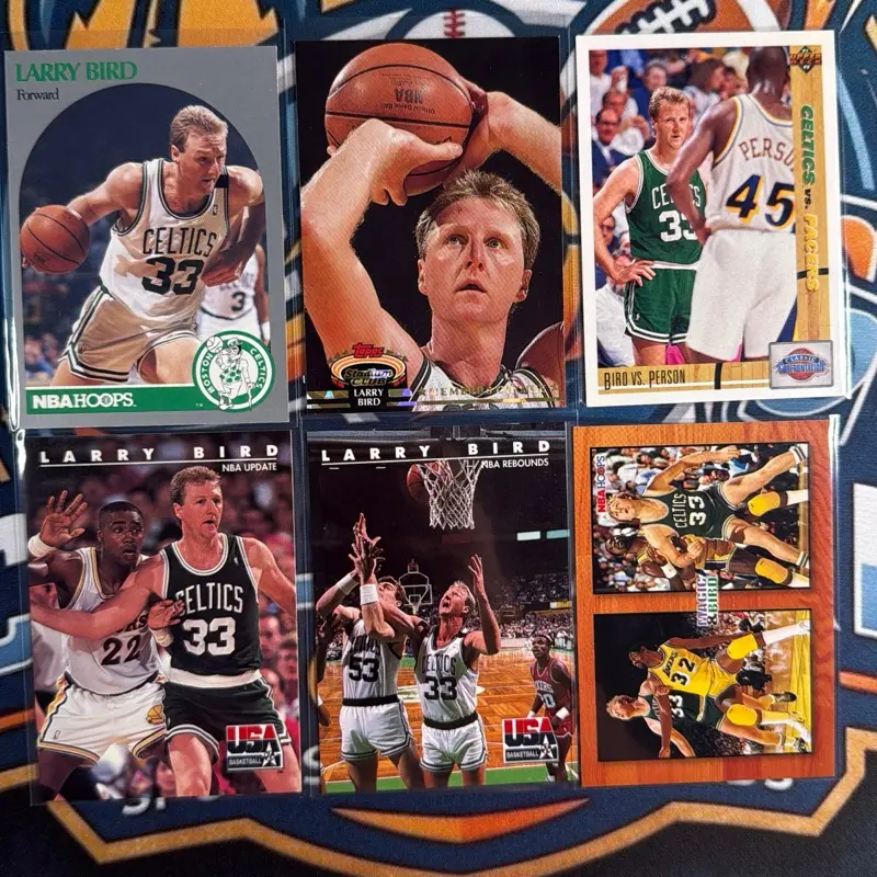Larry Bird - 6 Card Lot Boston Celtics