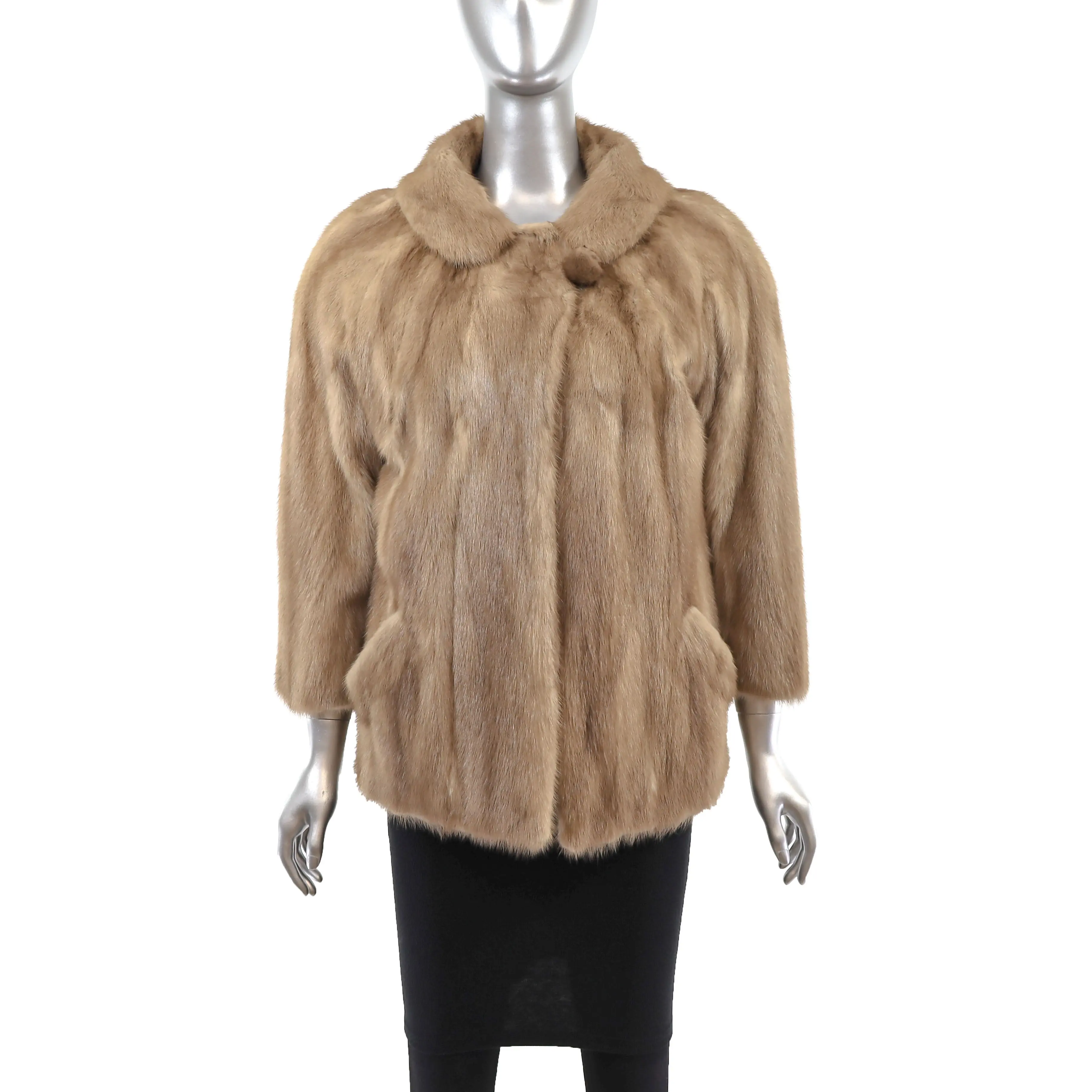 Pastel Mink Jacket- Size L Pastel Mink Jacket- Size L