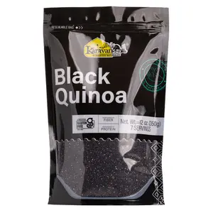 ( Pack of 3) Karavansay Black Quinoa 12 oz  Gluten Free Fiber Protein Rich