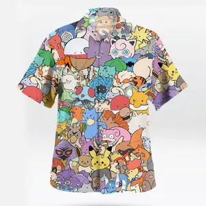 2026 Hot Hawaiian Sets PKM [FREESHIP] Fresh Summer – Youthful – Bold with the Kanto Region PKM All-Stars Hawaiian Shirt