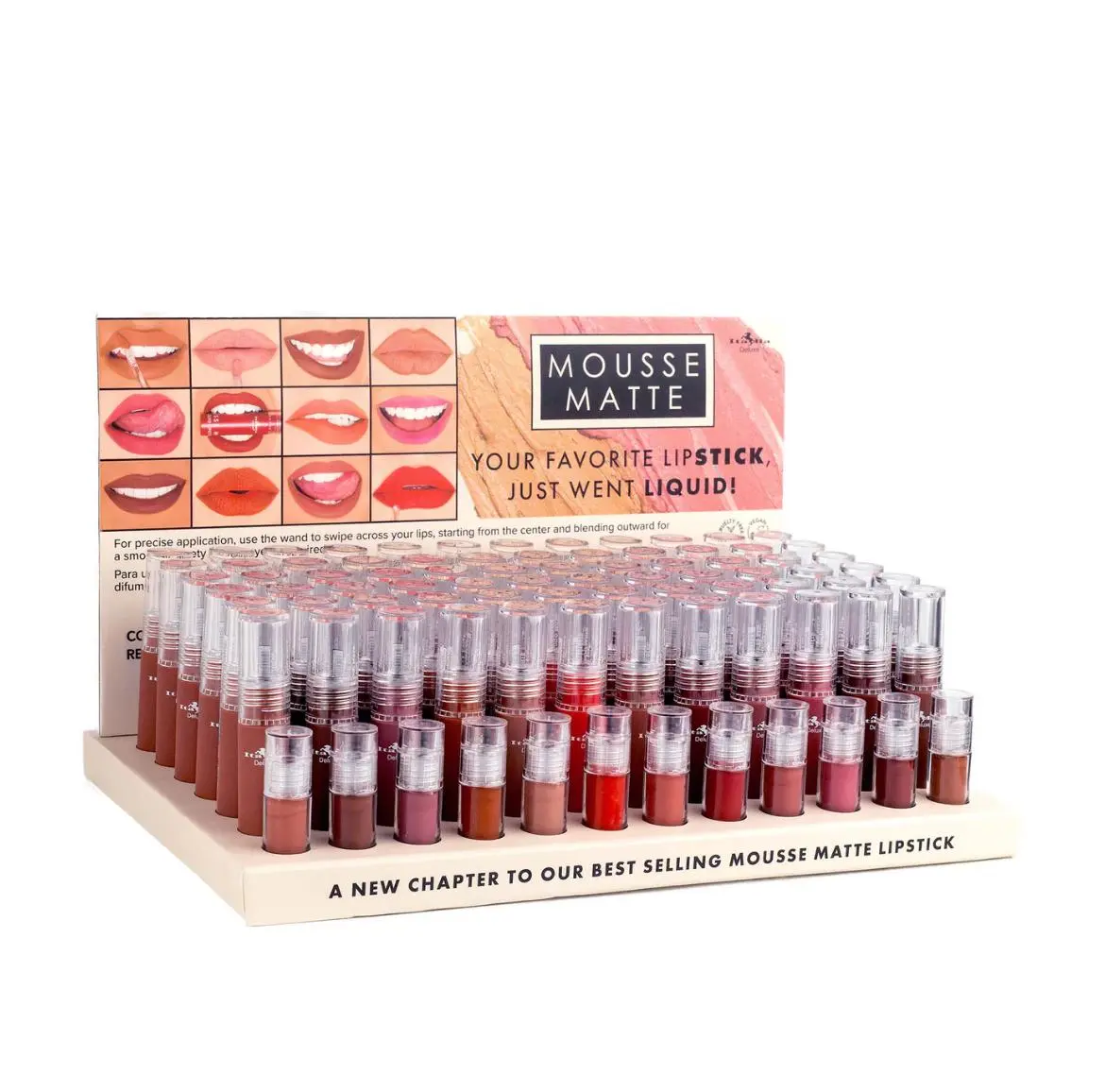 Italy Deluxe Mousse Matte Liquid Lipstick for Long-Lasting Color Chocolate Gloss
