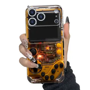 Retro Game Boy Cyber Mechanical Phone Case | Nostalgic Gamer Aesthetic Protective Cover Phone Case For iPhone 17 16 15 14 13 12 11 PRO PLUS MAX Phone Case #JKFLKYXJ1 Cellphone Protection