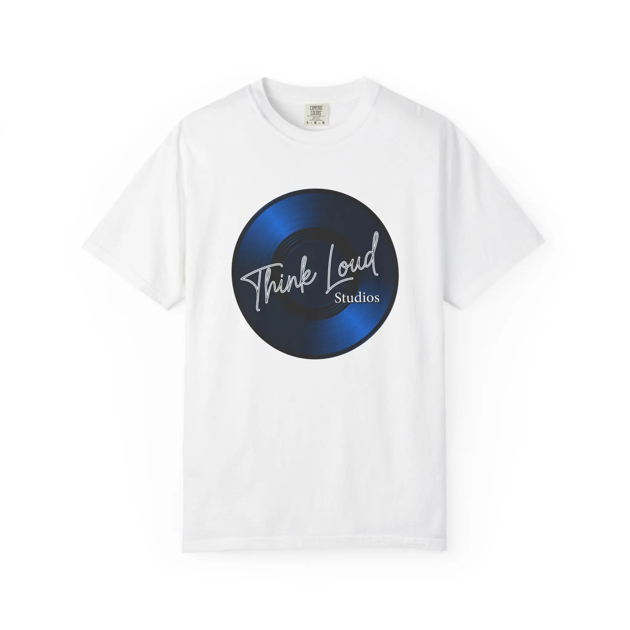 Think Loud Unisex Garment-Dyed T-shirt, Casual Tee for Music Lovers, Unique Gift, Studio Vibe, Creative Apparel, Comfortable Everyday Wear