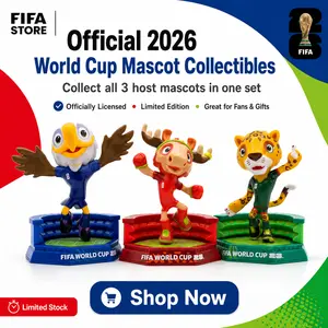 FIFA 2026 World Cup Official Licensed Collectible Figure Box Set, Ideal for Fans & Collectors, Collectible Set