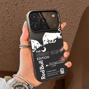 RB Black energy color Phone Case for iPhone17AIR 17PRO 16PRO 15PRO MAX  14 PLUS 13PRO 12 11PRO XS MAX X XR Samsung Galaxy S25 Ultra S24 S23 S22 Plus