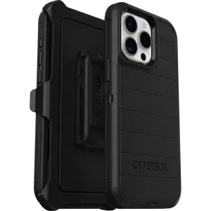 Black Rugged iPhone 15 Pro Max Case | OtterBox Defender Series Pro
