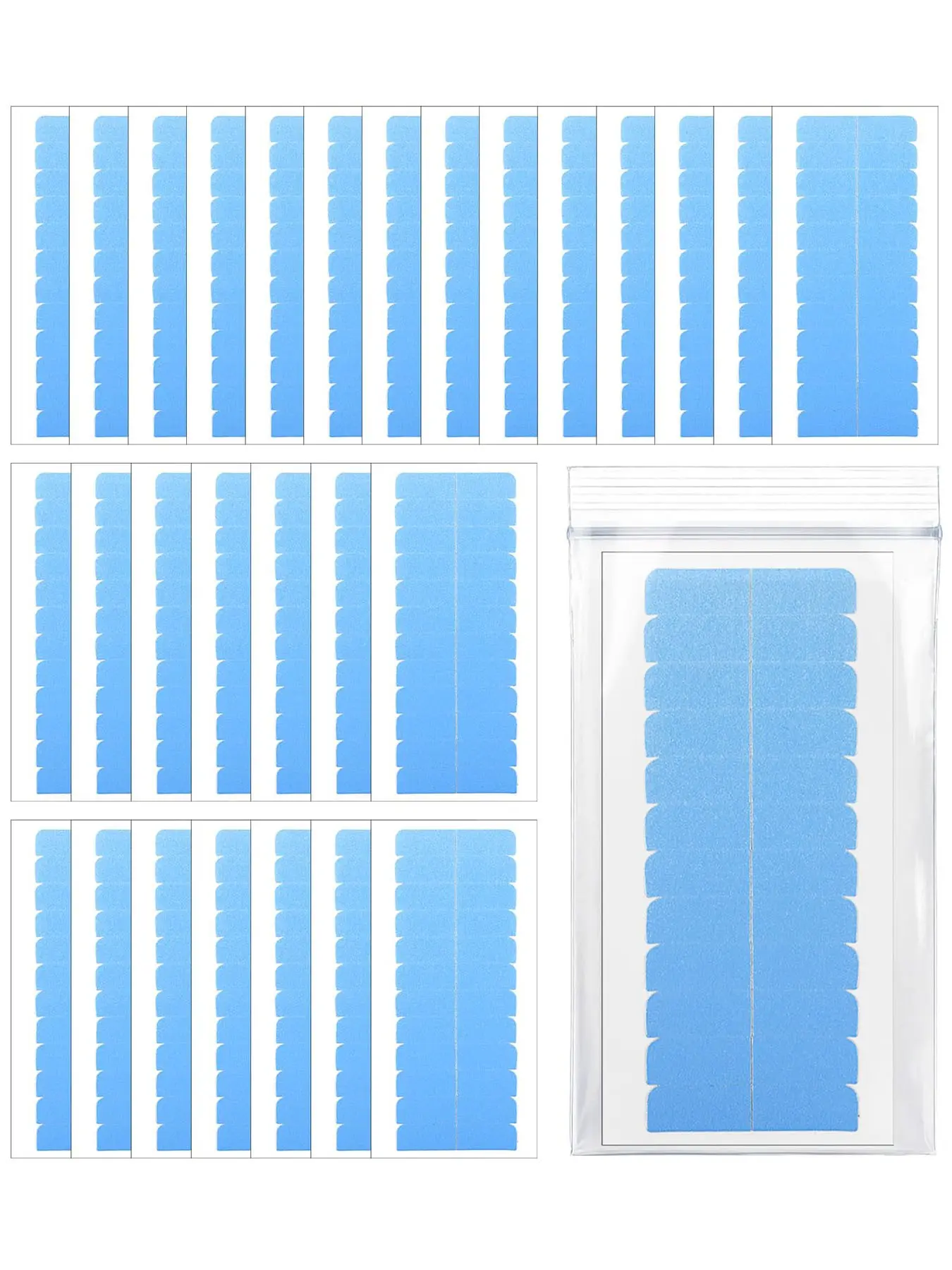 120 Pieces Dual-Sided Wig Tape, Invisible Self-Adhesive Hairpiece Tape, Waterproof Lace Front Wig Tape, Suitable for Lace Wigs, Hair Extensions Tape