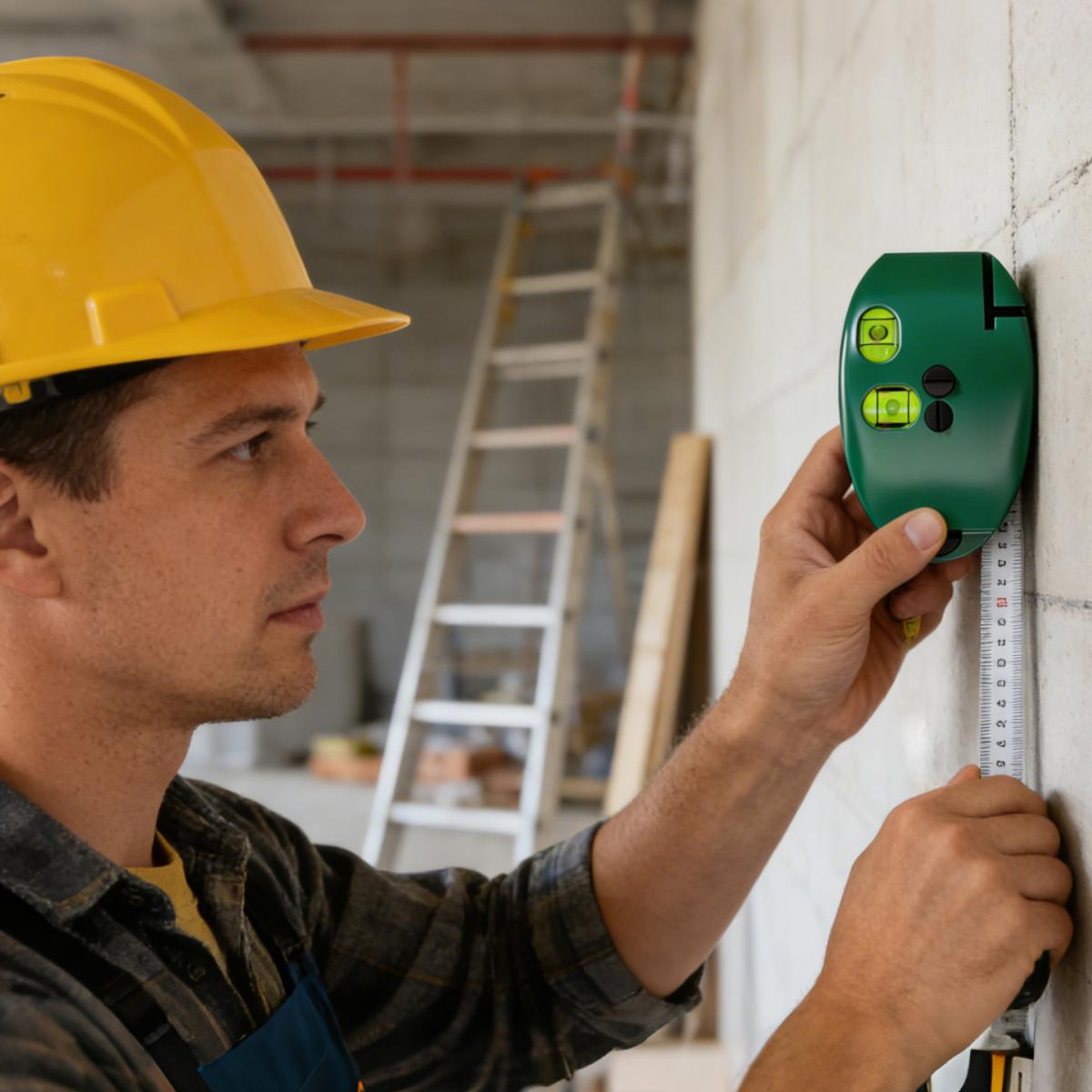 90 Degree Electronic Red Light Scale Red Light Level Green Light Level Self-leveling Parallel Line Parallel Line Suitable for Construction Portable