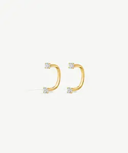 Arc Hoop Earrings
