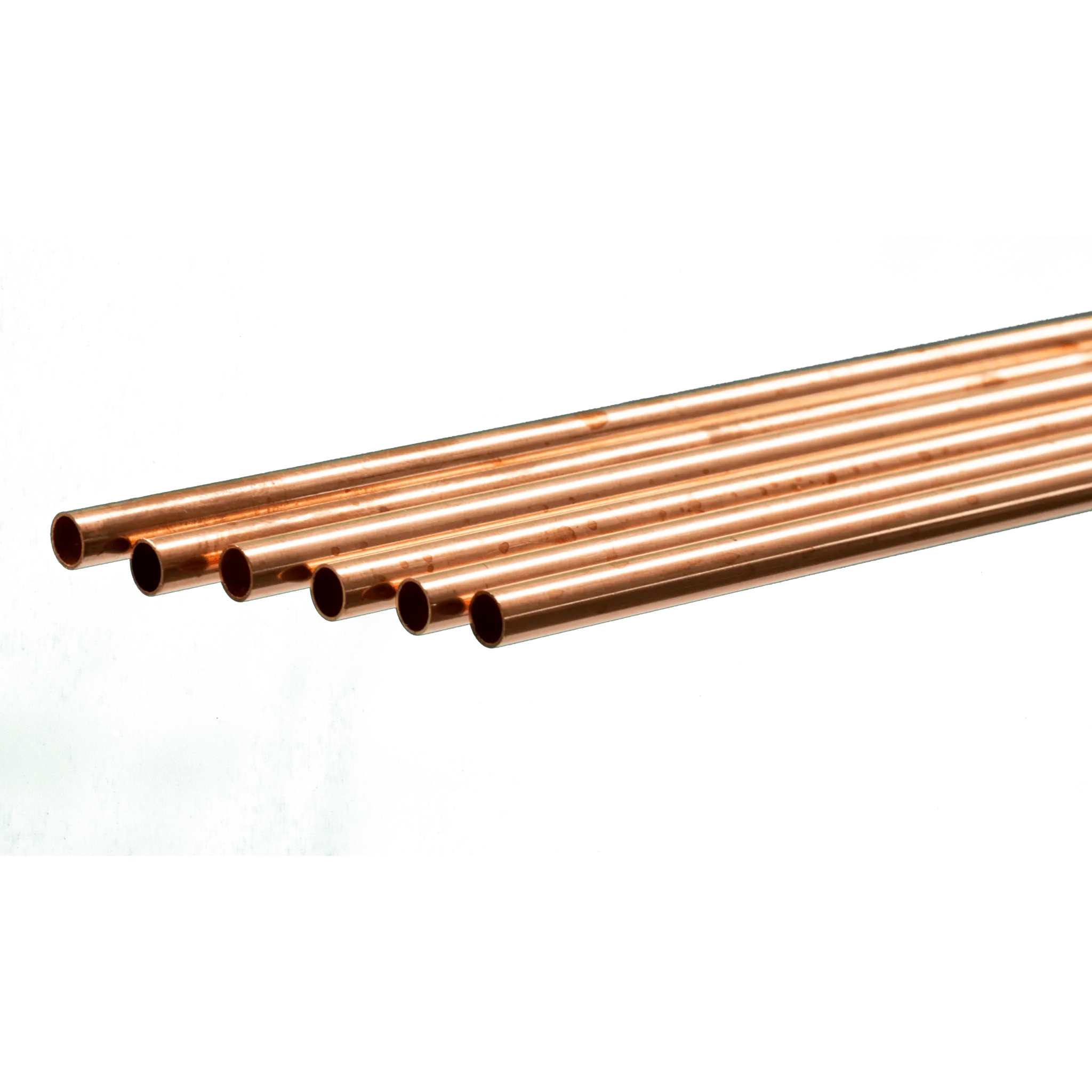 Round Copper Tube: 7/32" OD x 0.014" Wall x 36" Long (6 Pieces)