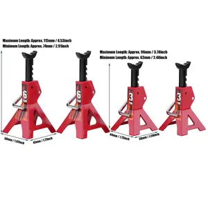 Metal 6 Ton 3 Ton Simulation Jack Stands Toy for D90 Axial Wraith SCX10 1/10 RC Crawler Car
