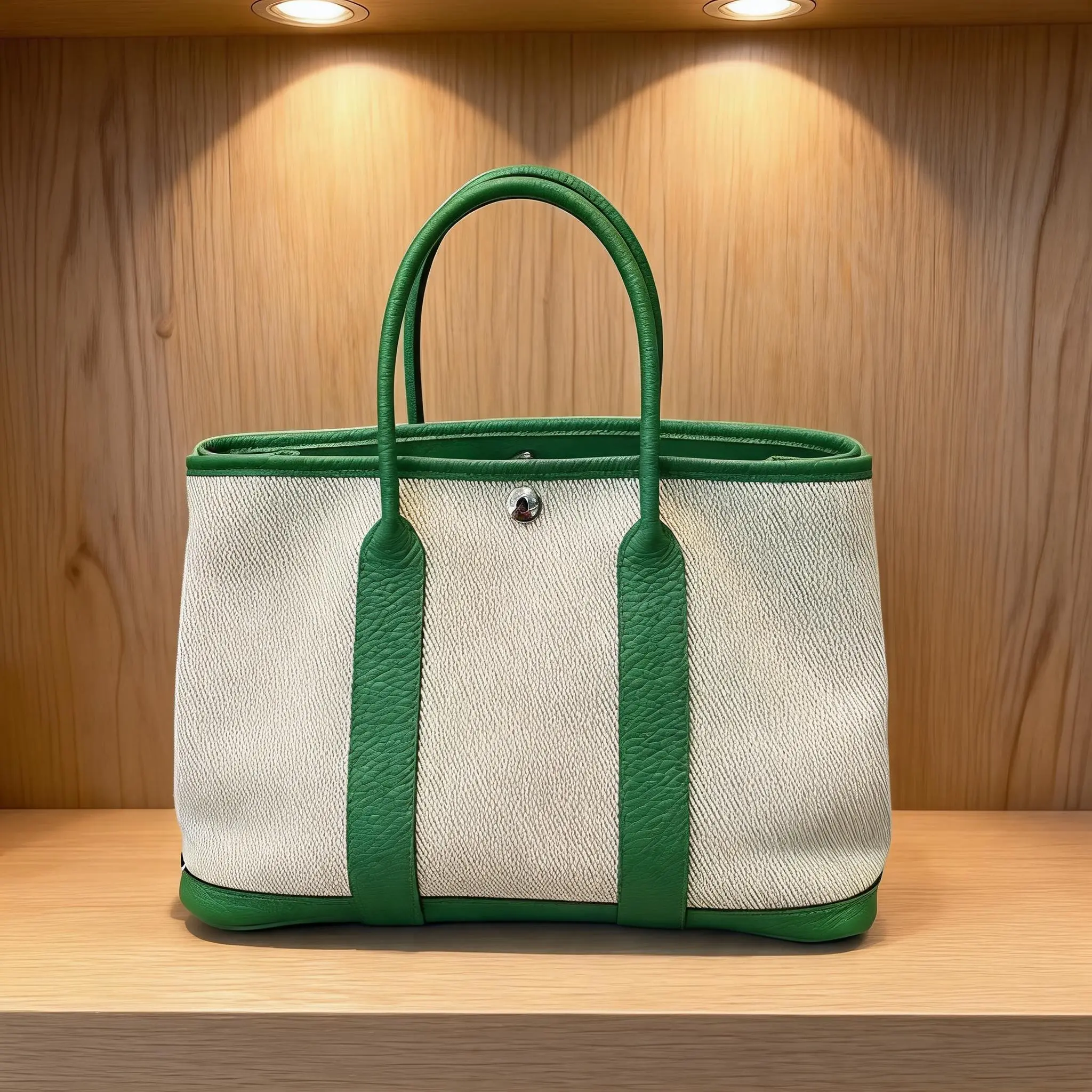 Pre-owned HERMÈS HERMES Canvas Shoulder Bag C0726541218