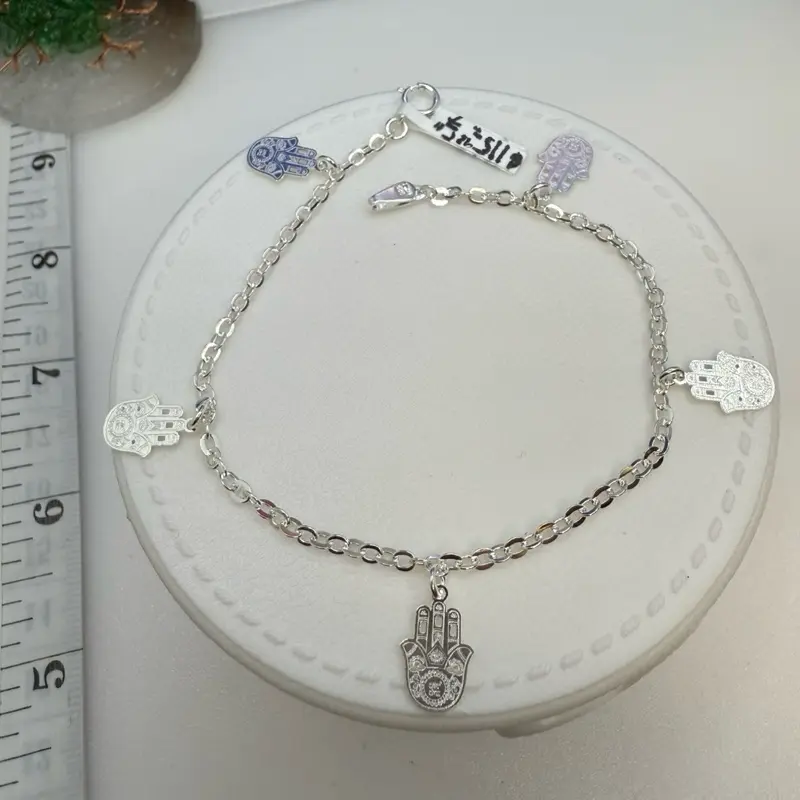 925 sterling silver 7” inch bracelet lucky high quality Mexican  silver )) Pulcera   de plata es 7”Pulgadas de largo  plata  Mexicana de buena suerte  elegante