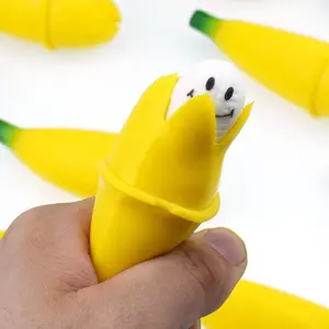 Creative and Novelty Prank Squeeze Toy Mr. Banana for Pranking, Teasing, and Stress Relief