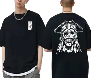 Gildan Solo Leveling Arise God Face T-shirt Crewneck Graphic Tee for Anime Lovers - Cotton Menswear and Womenswear for All Seasons - Check Beach Gift For Fans Anime Lovers, Cotton Top For Gym Menswear Womenswear, Graphic Anime Tee.