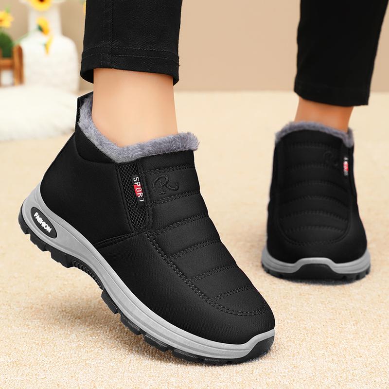 Womens Warm Fur Lined Winter Snow Boots Waterproof Ankle Boots Outdoor Booties Comfortable Shoes for Women Winter Boots for Women Classic Snow Boots Fur Lined Warm Boots Waterproo