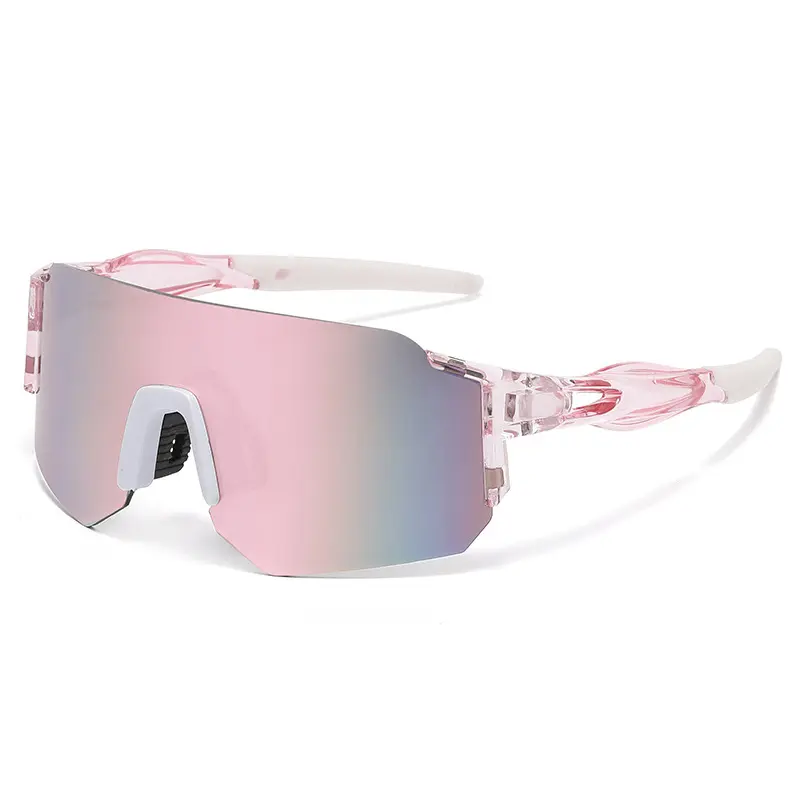 Sports Sunglasses, 1-Piece Colorful Film Windproof Sports Eyewear with UV Protection for Bicycling, Skiing, Sunglasses For Sports