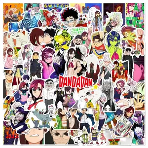 DanDaDan 60pc Sticker Pack for Dandadan Fans -Waterproof & Durable Vinyl Stickers with Various AnimeDesigns for Everyday Use