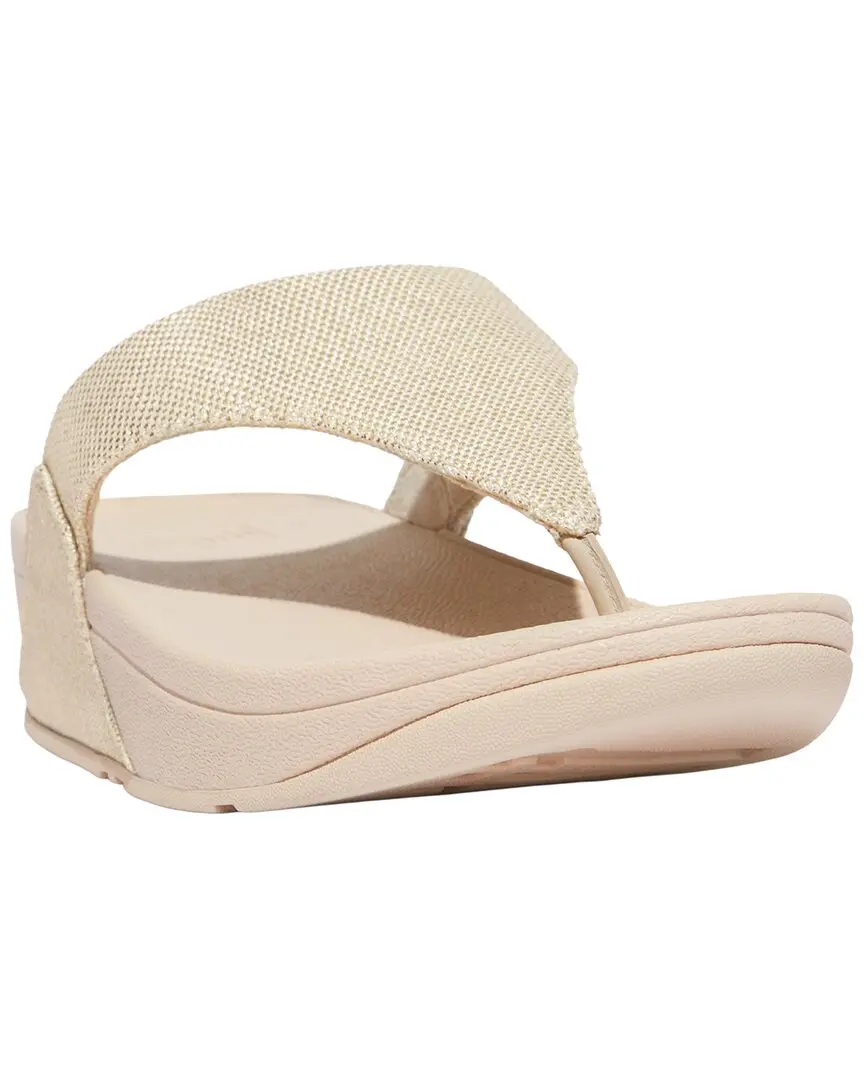 FitFlop Lulu Glitz Canvas Toe Post Sandal