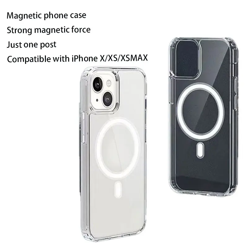 For  iPhone13/13PROCase/iPhone13PROMAX Case, Compatible with MagSafe, shockproof military grade protective magnetic phone case, drop resistant, perfect installation, TPU solid color cover