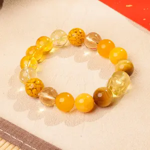 LUMAWU Pixiu Wealth Five-Elements Earth Bracelet | Abundance Reminder & Grounding Crystal