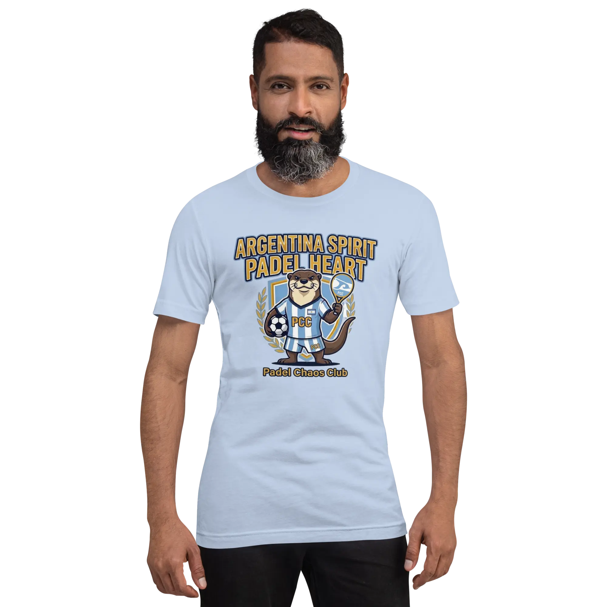 "Argentina Spirit. Padel Heart." - Soccer/Padel Fever - Unisex t-shirt