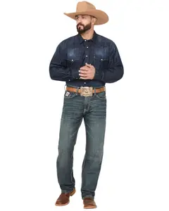 Cinch Men's White Label Relaxed Fit Mid Rise Jeans Dark Stonewash - Mb92834019 Cinch Men's White Label Relaxed Fit Mid Rise Jeans Dark Stonewash - Mb92834019