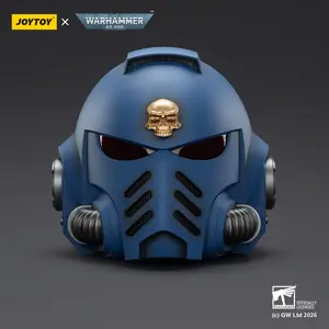 JOYTOY Action Figures Ultramarines Captain MkX Helmet