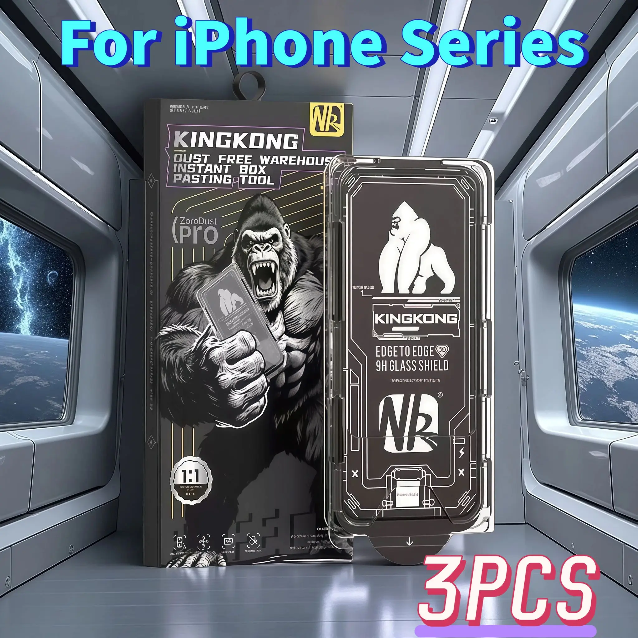 3-Pack Apple iPhone Screen Protector Film, Compatible with iPhone 17 16 15 14 13 Pro Max Plus Air, Durable & Scratch Resistant Design