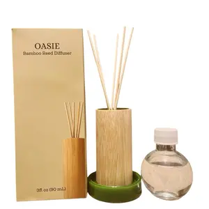 Handcrafted Bamboo Reed Diffuser – Bamboo Forest  Scent – Natural Home Fragrance – 90ml