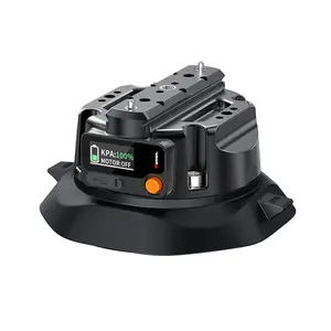 Automatic Air Pump Suction Cup, One-Button Switch, Real-Time Pressure Monitor, Compatible with Phone, Action Camera, Live Streaming, Easy Installation