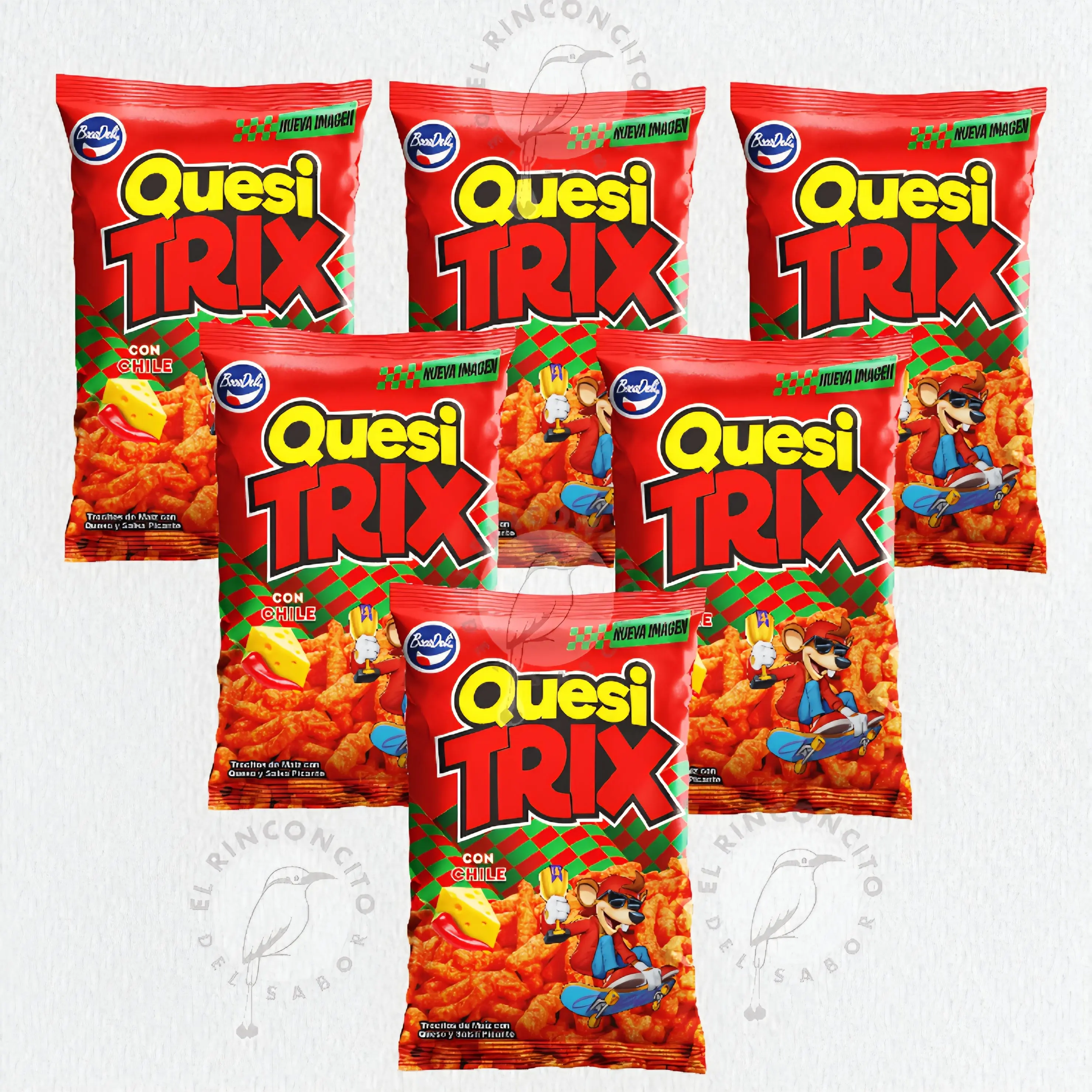 "Quesitrix" with Chile Bocadeli pack Authentic Salvadoran Snacks