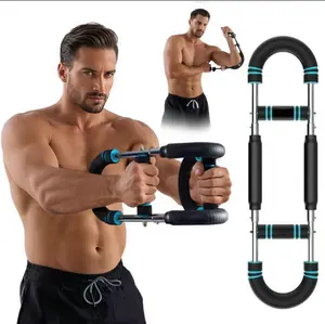 Fathers Day Gift  Arm Trainer Chest workout Strengthen Chest and Arm Muscles Men's Fitness Trainer Detachable Portable Spring Resistance Home Fitness Equipment Outdoorfun