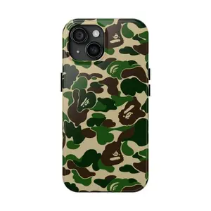 BAPE Camouflage Street-Style Pattern Film Phone Case — Compatible with iPhone 17/16/15/14/13/