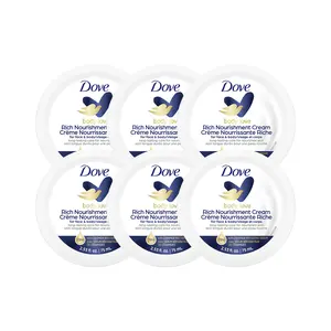 Dove Rich Nourishment Cream, 2.53 oz Body Lotion - Pack of 6