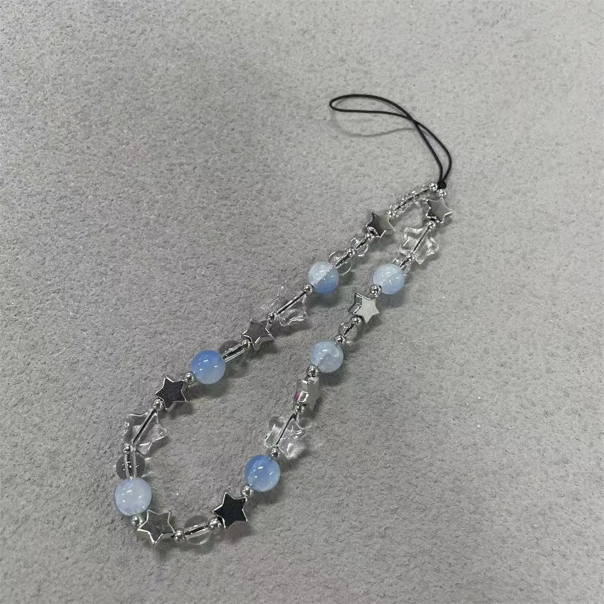 Star Charm Beaded Phone Chain, Anti-lost Phone Lanyard, Fashion Phone Strap for Women & Girls, Mobile Phone Decoration Accessories, Cell Phone Charm, Phone Accessory