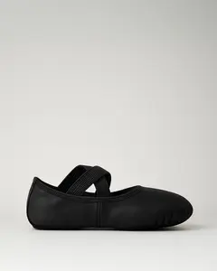 Kids' PU Leather Ballet Shoes - Split Sole, No Drawstring