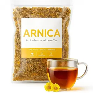 Arnica Montana Leaf Tea Petalos de Arnica - Wildcrafted Arnica Herbal Tea | Té de Árnica Natural Silvestre | 100% Natural Premium Quality Herb