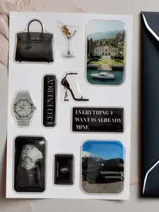 CEO Lifestyle 3D Aesthetic Puffy Glossy Sticker Set