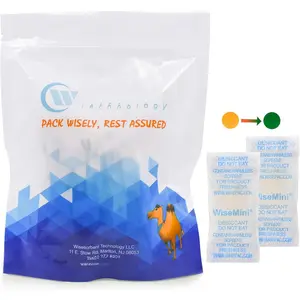 Silica Gel Packs, 0.5 Gram 300 Pack Dessicant Packets for Storage, Color Indicating Silica Packets, Non-Woven Paper  Absorbers for  Storage,  Grade Dehumidifiers