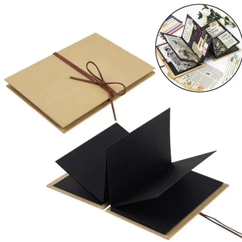 DlY Photo Album, Handmade Crafts, Handmade Gifts, Handcraft, 1 Count FoldablePhoto Scrapbook Album, WeddingAnniversary Photo Book for Friends & Family, Thoughtful Gift