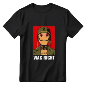 G.I. Robot Was Right – Classic Military Design T-shirt Sweatshirt Hoodie