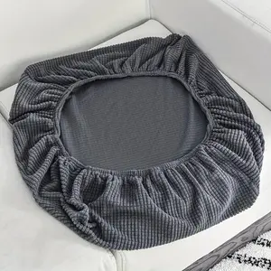 1pc Solid Color Sofa Cover, Sofa Protector, Dustproof Sofa Cover, Single Sofa Cover, Removable And Washable Elastic Sofa Cushion Cover.