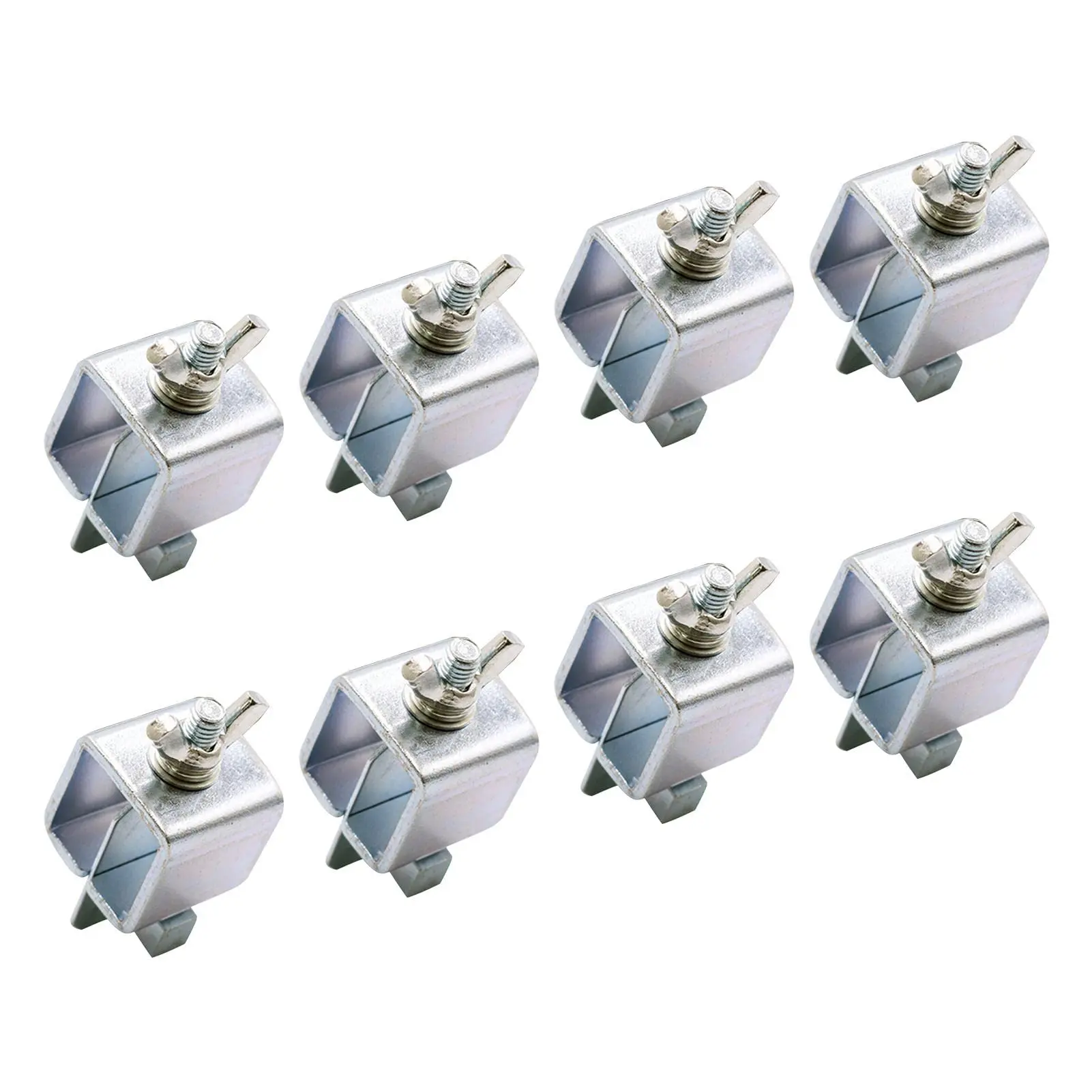 Butt Welding Clamps, 8pcsMultifunctional Small Butter-Fly Shaped AutoBody Panel Clamps for Edge to Edge WeldingMagnetic Ground Clamp Welding Door AlignmentTool(Silver)